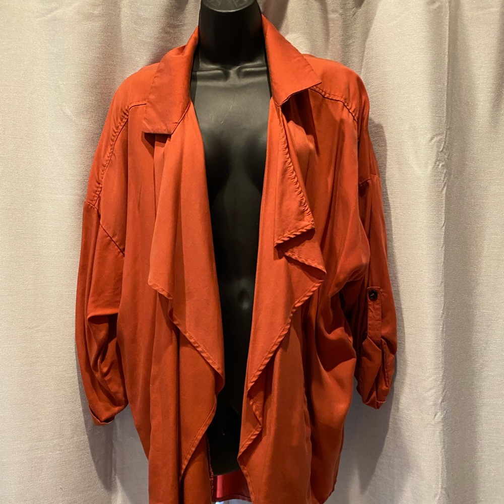Orange Cape jacket